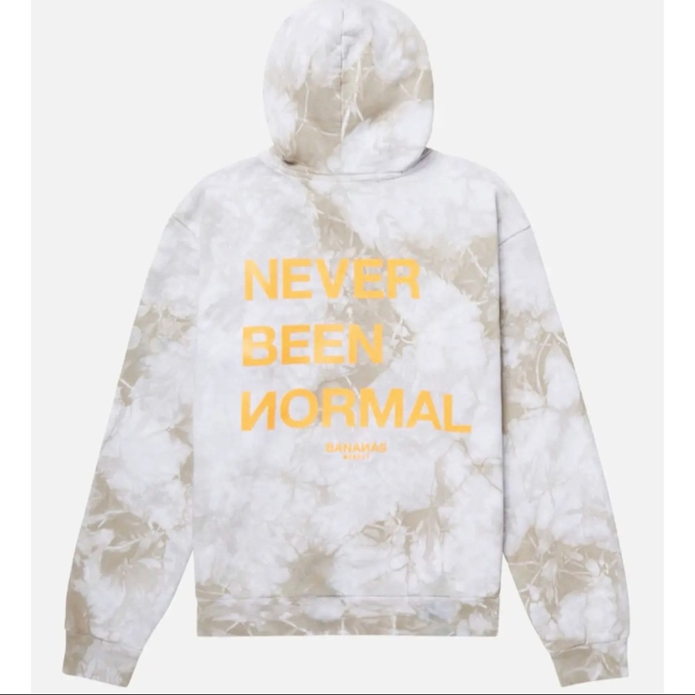 Bananas Monkey Men's Hoodie Never Been Normal Ac family Heavyweight - Picture 3 of 6